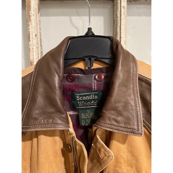 Vintage Scandia Woods size large chore jacket barn coat removable lining - Picture 6 of 7